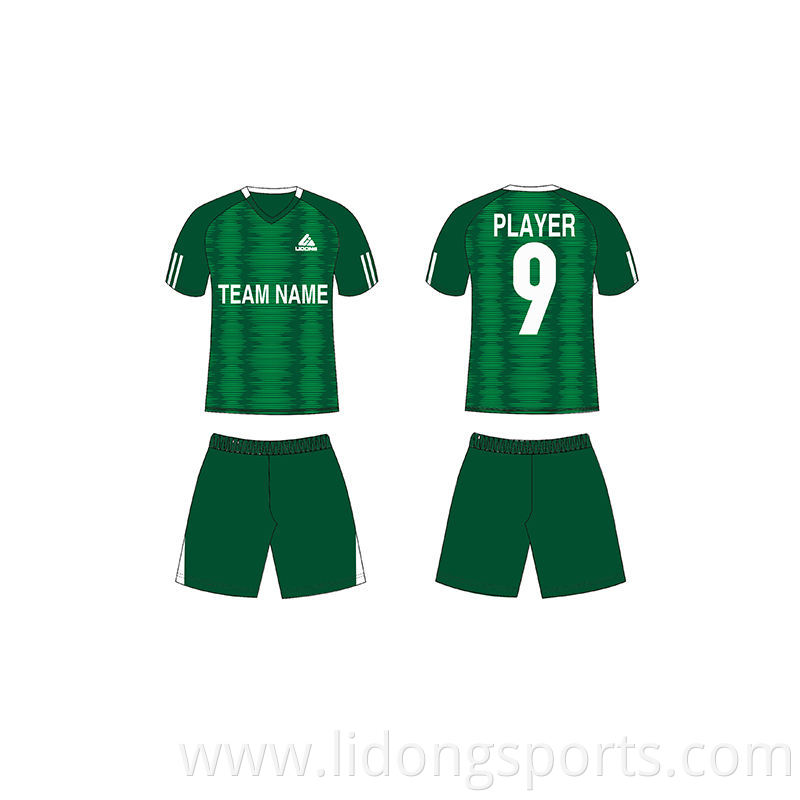 LiDong Custom Design Logo Cheap Full Set Kit Soccer Uniform OEM New Model Sublimation Printing Football Jersey